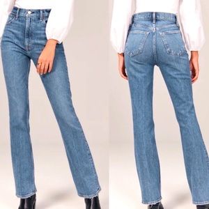Womens Abercrombie & Fitch Vintage Flare Jeans